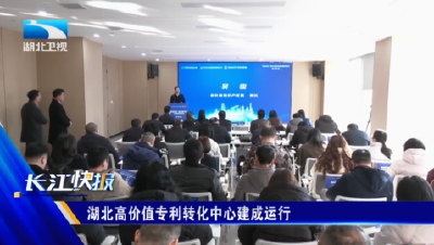 湖北高价值专利转化中心建成运行