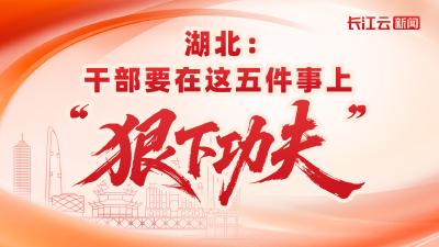 湖北：干部要在这五件事上“狠下功夫”