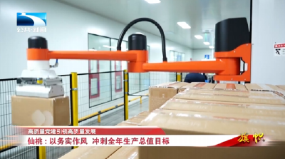 高质量党建引领高质量发展 | 仙桃：以务实作风 冲刺全年生产总值目标