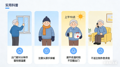 当冷空气成为“隐形杀手”：慢病老人必须警惕的冬季晨间危机