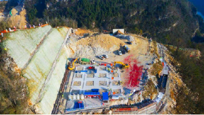 宜昌三峡大桥北岸主墩桩基正式开挖