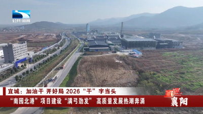 襄阳宜城：“南园北港”项目建设“满弓劲发” 高质量发展热潮奔涌