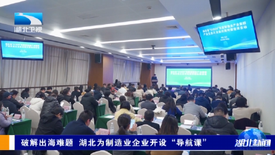 破解出海难题 湖北为制造业企业开设“导航课”