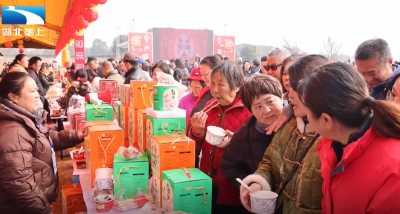 咸宁咸安：寻年味 万余名游客体验烟火气