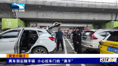 安全小贴士 | 离车别忘随手锁 小心拉车门的“黑手”