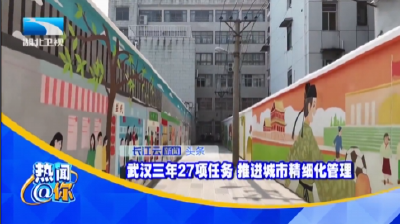 武汉三年27项任务 推进城市精细化管理