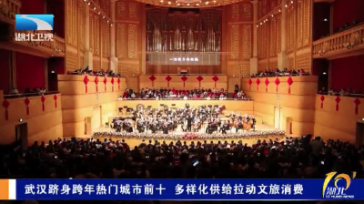 武汉跻身跨年热门城市前十 多样化供给拉动文旅消费