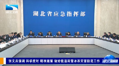 张文兵强调 科学应对 精准施策 做好低温雨雪冰冻灾害防范工作