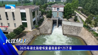 2025年湖北新增恢复灌溉面积126万亩