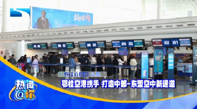 鄂桂空港携手 打造中部-东盟空中新通道