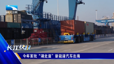 今年首批“湖北造”新能源汽车出海