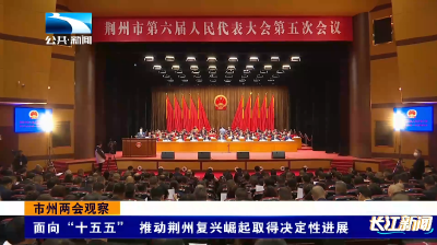 市州两会观察 | 面向“十五五” 推动荆州复兴崛起取得决定性进展