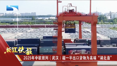 2025年中欧班列（武汉）超一半出口货物为高端“湖北造”