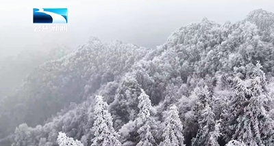 恩施来凤：水墨雪景引人入胜