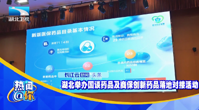湖北举办国谈药品及商保创新药品落地对接活动 