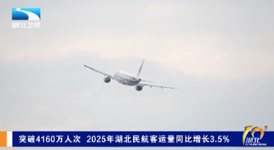 突破4160万人次 2025年湖北民航客运量同比增长3.5%