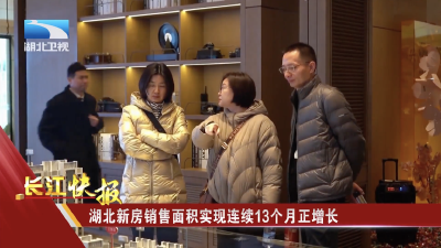 湖北新房销售面积实现连续13个月正增长