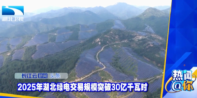 2025年湖北绿电交易规模突破30亿千瓦时