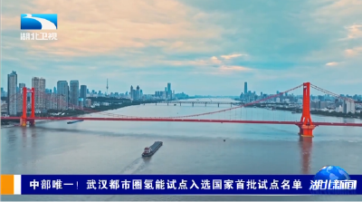 中部唯一！武汉都市圈氢能试点入选国家首批试点名单