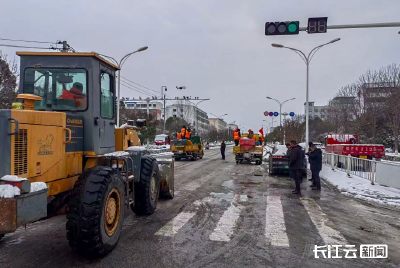 湖北枣阳：以雪为令守平安 同心聚力保民生