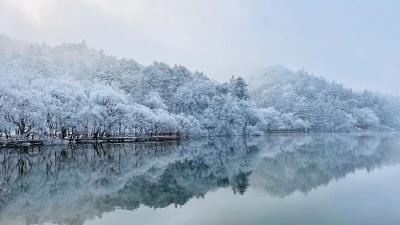 来随州大洪山，赴一场烟火与雪景之约