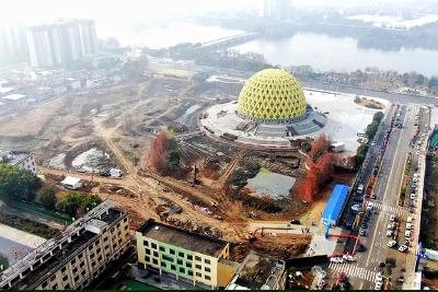 “浠熹里”建设提速 浠水杂技“新家”正加速成型