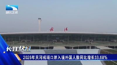 2025年天河机场口岸入境外国人数同比增长33.68%