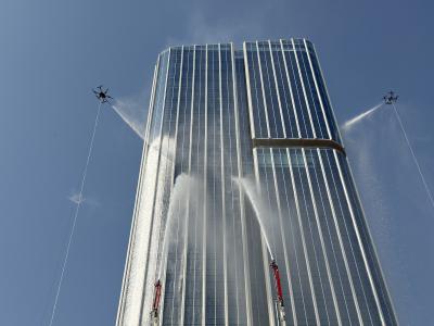 硬核科技驰援！湖北超高层灭火演练添新装备