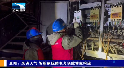 襄阳：恶劣天气 智能系统助电力保障秒级响应