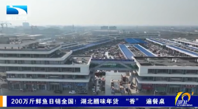 200万斤鲜鱼日销全国！湖北腊味年货“香”遍餐桌