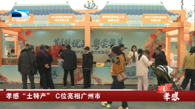 孝感“土特产” C位亮相广州市