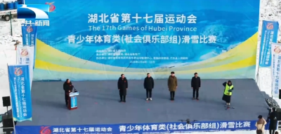 湖北省第十七届运动会青少年体育类滑雪比赛在巴东举行