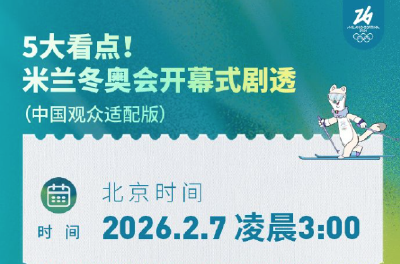剧透来了！米兰冬奥开幕式5大看点