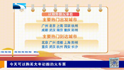 大年初四火车票开售 这些热门线路还有余票
