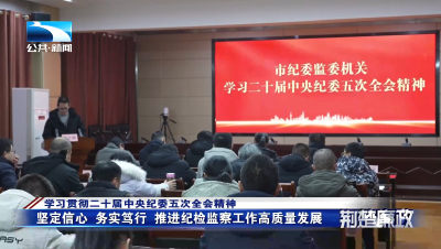 学习贯彻二十届中央纪委五次全会精神∣黄冈麻城：深学细悟明方向  笃行实干谱新篇