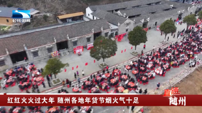 红红火火过大年 随州各地年货节烟火气十足