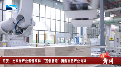 黄冈红安：泛家居产业聚链成群 “定制智造”挺起百亿产业脊梁