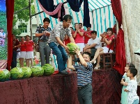 罗田县三里畈镇成功举办第三届西瓜文化旅游节活动