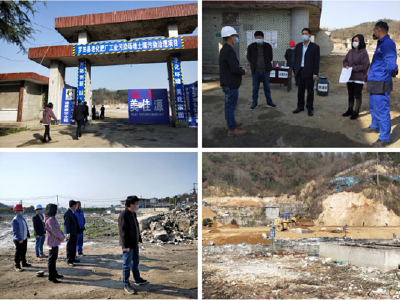黄冈市生态环境局罗田县分局深入一线指导重点环保项目复工建设
