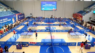 黄冈市第六届运动会群众体育类乒乓球赛开赛
