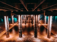 夜色中的二桥