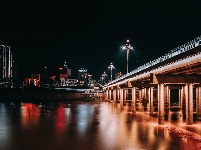 夜色中的二桥