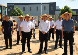 胡广到高新区督办重点项目建设
