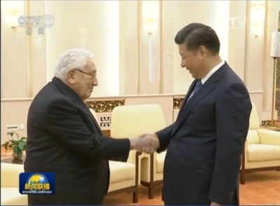 [视频]习近平会见美国前国务卿基辛格