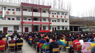 白鹤镇食药监管所开展食品安全进校园活动