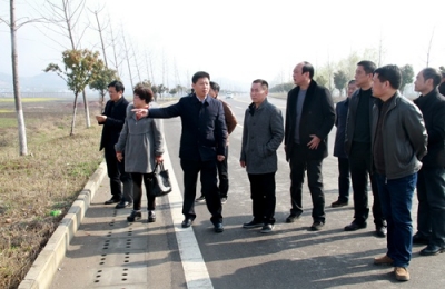 纪道清现场办公推进项目建设