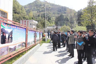 竹溪县村干部培训班来房参观考察美丽乡村建设