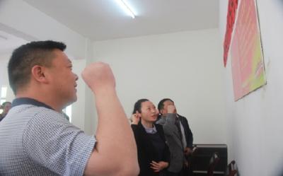 副县长王玲以普通党员身份参加朱家坪村支部主题党日活动