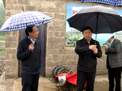 张维国调研门古寺镇项家河村产业脱贫工作