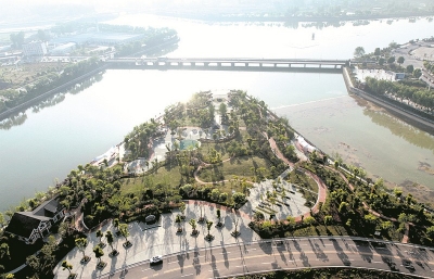 房县县城三道河半岛湾湿地公园免费开放